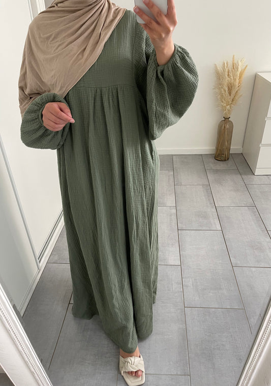 Robe en gaz de coton