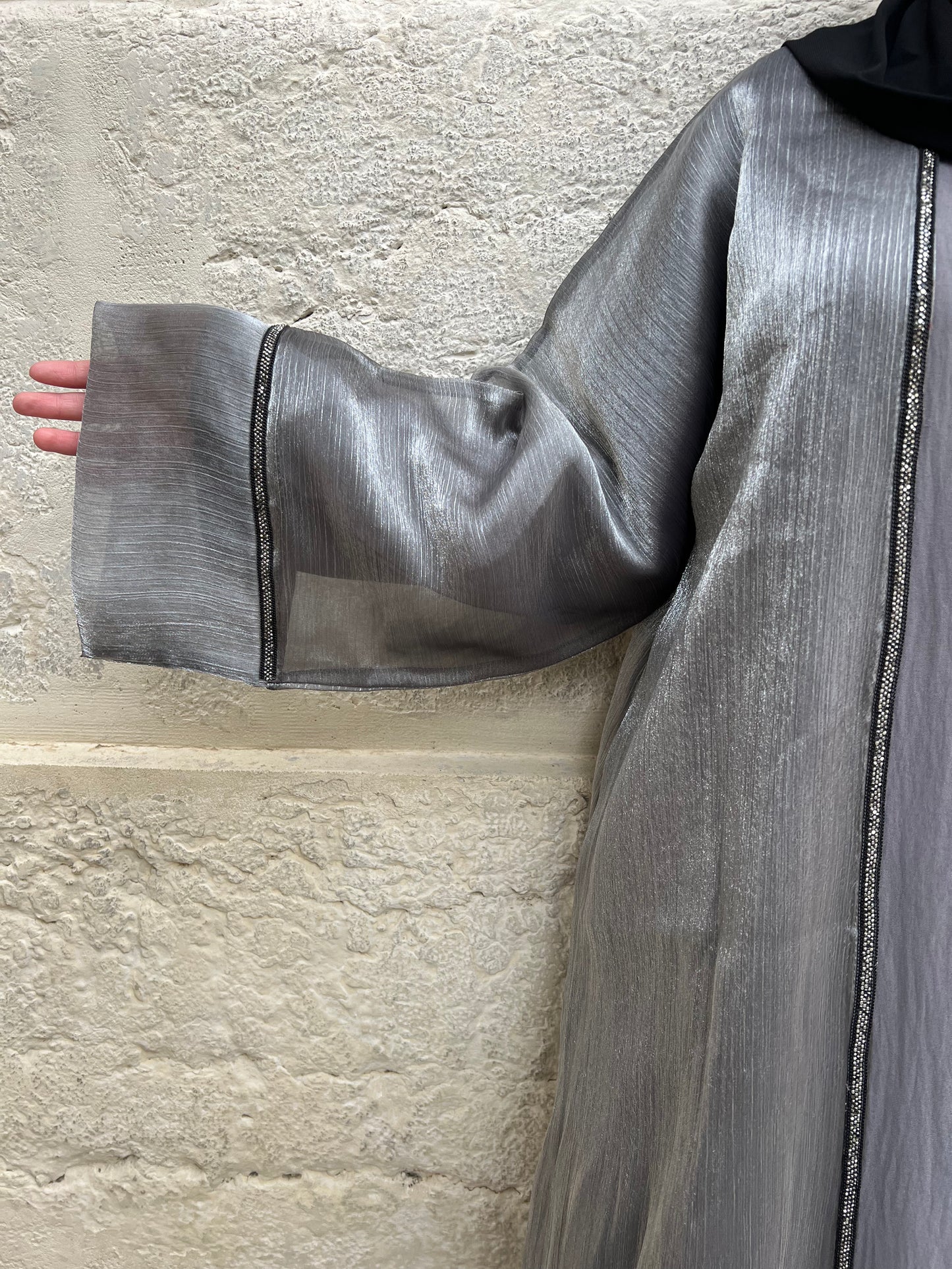 Abaya Kamelia gris