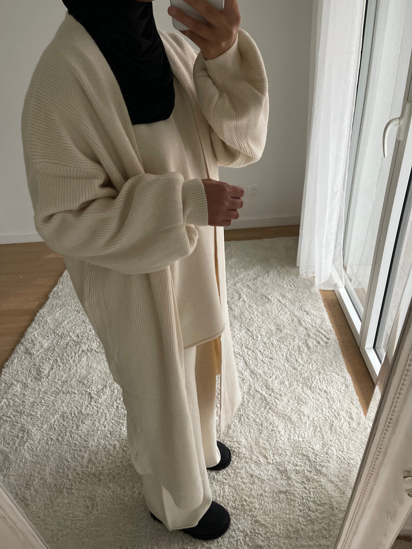 Gilet long en maille