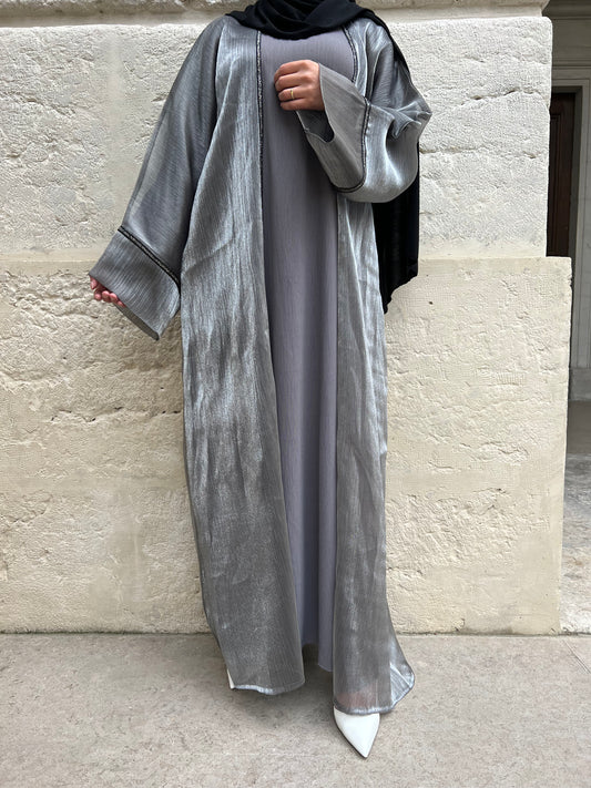 Abaya Kamelia gris