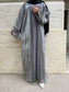 Abaya Kamelia gris